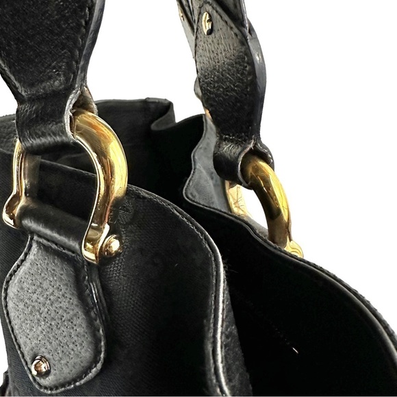 GUCCI oversized signature monogram canvas hobo tote bag - Picture 9 of 16